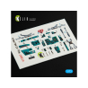 Kelik Decals 3D K72057 Décalcomanies 3D intérieures MiG-23 ML/MLA pour kit ClearProp 1/72