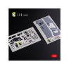 Kelik Decals 3D K48080 Autocollants 3D intérieurs O-2A Skymaster type de décoration grise pour kit ICM 1/48