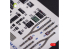 Kelik Decals 3D K48079 Décalcomanies 3D intérieures O-2A Skymaster petite version pour kit ICM 1/48