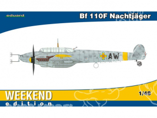 EDUARD maquette avion 84145 Bf110F Nachtjager 1/48
