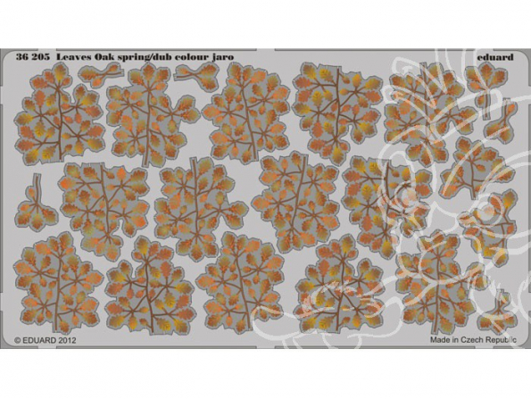 Eduard photodecoupe diorama 36205 Feuilles Oak Printemps 1/35