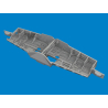Eduard kit d'amelioration brassin Print 672360 Baies de roues P-51D Eduard 1/72