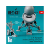 ResKit kit amelioration RSU48-0316 Prise air baies roues trains atterrissage roues A-7E Corsair II kit Hasegawa imp en 3D 1/48