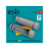 ResKit kit d'amelioration Avion RSU48-0386 Buses d'échappement ouverte F-14D "Tomcat" pour kit Tamiya Imprimé en 3D 1/48