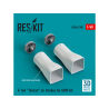 ResKit kit d'amelioration Avion RSU48-0380 Prises d'air F-14A "Tomcat" pour kit GWH imprimées en 3D 1/48