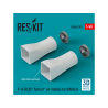 ResKit kit d'amelioration Avion RSU48-0381 Prises d'air F-14 (B, D) "Tomcat" pour kit GWH imprimées en 3D 1/48