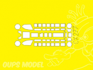 Eduard Express Mask cx277 Bf 110 C 1/72