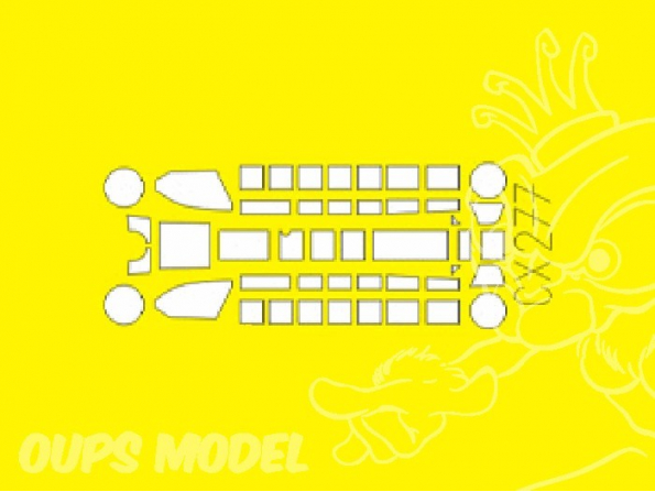 Eduard Express Mask cx277 Bf 110 C 1/72