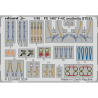 EDUARD photodecoupe avion FE1487 Harnais métal F-4C Phantom Hobby 2000 / Academy 1/48