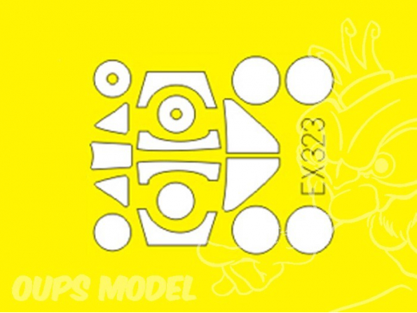 Eduard Express Mask ex323 Me 262A 1/48