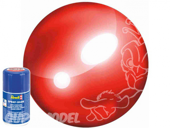 Revell 34131 Bombe acrylique Rouge vif brillant