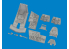Eduard kit d&#039;amelioration brassin Print 672388 Cockpit Messerchmitt Bf 109G-10 Eduard 1/72