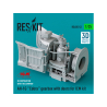 ResKit RSU35-0052 Boîte de vitesses AH-1G "Cobra" avec portes pour kit ICM imprimé 3D 1/35