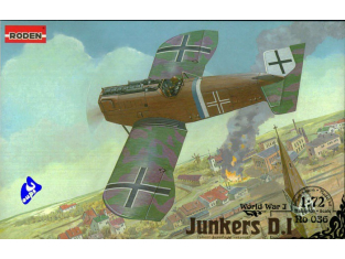 Roden maquettes avion 036 Junkers D.1 Tardif 1/72