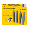 CMK 3D Print 4486 Hélices de correction du B-26B/C Marauder pour ICM 1/48