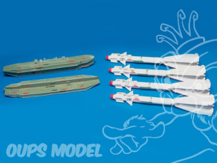 Plus Model AL4015 Missiles Russe AA-8 Aphid R-60M/MK 1/48