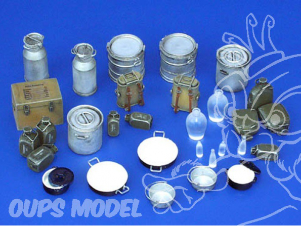 Plus Model 116 Equipement de cuisine Allemande 1/35