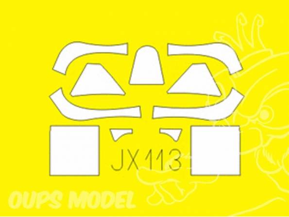 Eduard Express Mask jx113 Spitfire Mk.VIII 1/32