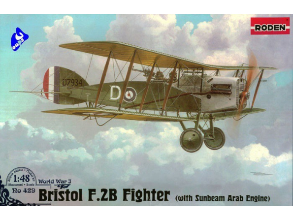 Roden maquettes avion 429 Bristol F2b 1/48
