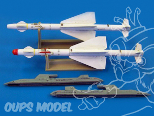 Plus Model AL4022 Missiles Russe R-24T AA-7D Apex 1/48
