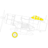 Eduard Express Mask EX1081 F4U-2 Corsair TFace Hobby Boss 1/48