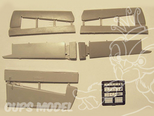 Plus Model AL7002 Kit amelioration Tail Sufaces Set DHC-4 Caribou 1/72
