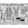 EDUARD photodecoupe avion FE1491 Harnais métal MiG-35 Hobby Boss 1/48