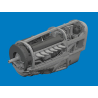 Eduard kit d'amelioration brassin Print 672389 Moteur P-51D Eduard 1/72