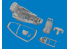 Eduard kit d&#039;amelioration brassin Print 672392 Cockpit F-35B Tamiya 1/72