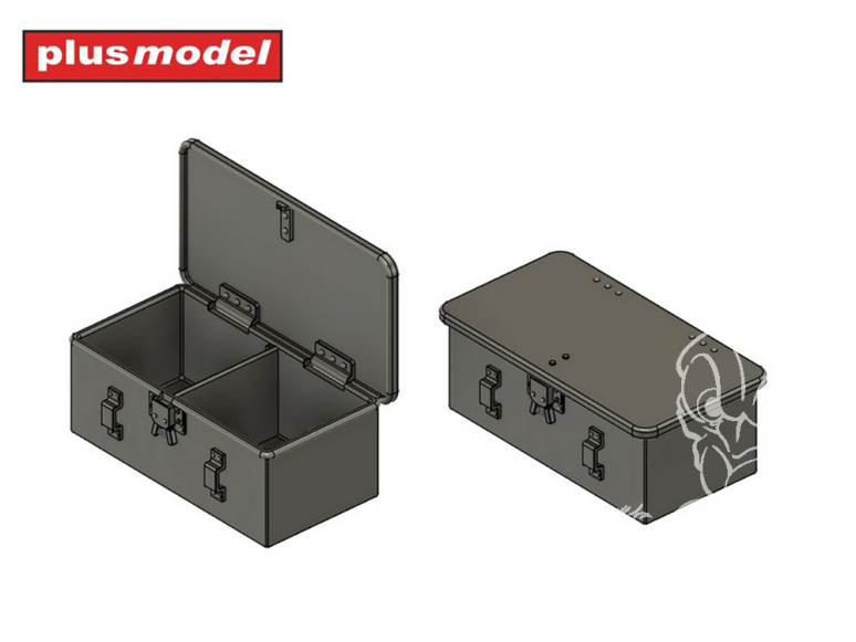 Plus Model Diorama DP3057 Chargeurs et boîtes de munitions pour les Lewis 1/35