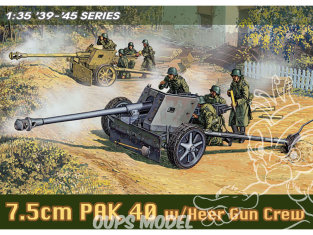 Dragon maquette militaire 6249 7.5cm Pak 40 1/35