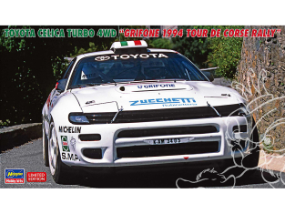 HASEGAWA maquette voiture 20673 Toyota Celica Turbo 4wd "Grifone 1994 Rallye Tour de Corse) 1/24