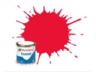 HUMBROL Peinture enamel 238 Rouge Vif