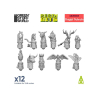 Green Stuff 12788 Old World Casques de chevalier 1/48 1/35
