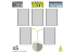 Green Stuff 13173 Set imprimé en 3D Grille Simple Torsion 70mm 1/48