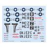 Eduard Decalques avion D72053 P-51D-5 "8th AF" Eduard 1/72