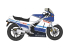 Hasegawa maquette moto 21760 Suzuki RG500Γ Premier modèle « Couleur Bleu/Blanc » 1/12