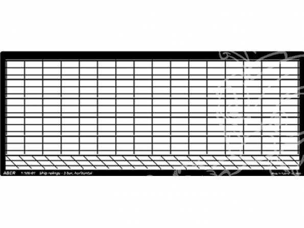 Aber S1100-01 Balustrades 1/100