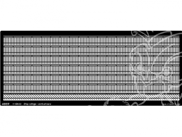 Aber S1150-03 Balustrades verticales 1/150