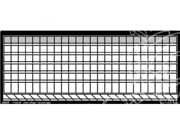 Aber S1150-04 Balustrades type fenetres 1/150