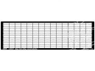 Aber S1200-07 Balustrades en chaine (2 barres horizontales) 1/200