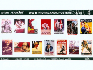 Plus Model 002 Posters propagande WWII 1/35