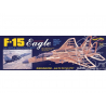 Maquette Guillow&39s avion bois 1401 McDonnell Douglas F-15 Eagle 1/40