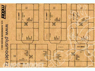 Plus Model 009 Boites cartons US 1/35