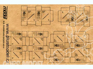 Plus Model 013 Boites cartons Britanniques 1/35