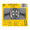 CMK 4485 Mitrailleuse a l'echelle, boîtes de munitions et alimentation B-26B/C Marauder pour kit ICM 1/48