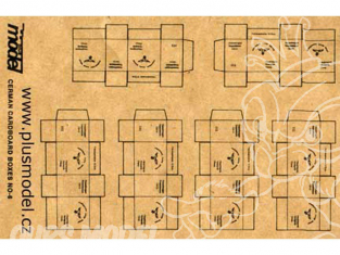 Plus Model 014 Boites cartons Allemands 1/35