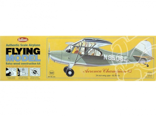 Maquette Guillow&39s avion bois 301 Aeronca 7 Champion 1/18