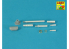 Aber 35L129 Canon 120 mm L/44 pour char allemand Leopard 2A4/A5 pour kit Tous 1/35
