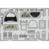 EDUARD photodecoupe avion FE1501 Zoom amélioration Messerschmitt Bf 109E-3 Hobby Boss 1/48
